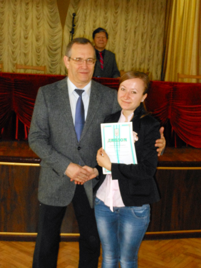 Вітаємо студентку факультету економіки і управління!