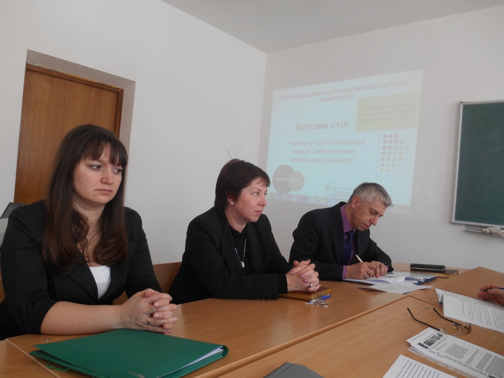 Відбувся круглий стіл «Україна в пост-Кіотський період: забезпечення екологічної стійкості»