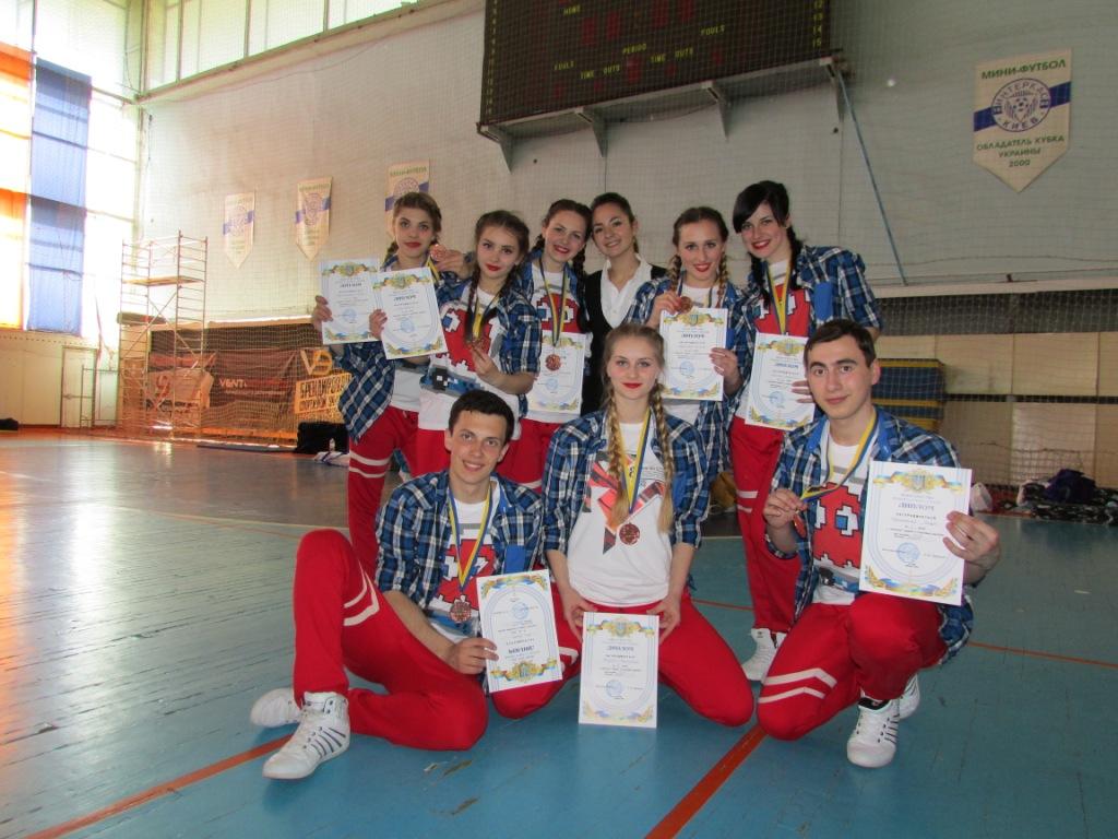 Вітаємо студентів ТНЕУ – призерів Чемпіонату України зі спортивної аеробіки!