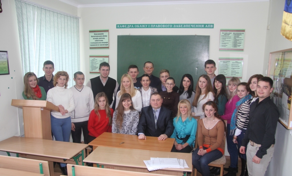 Відбулося засідання студентського наукового гуртка кафедри обліку і правового забезпечення агропромислового виробництва