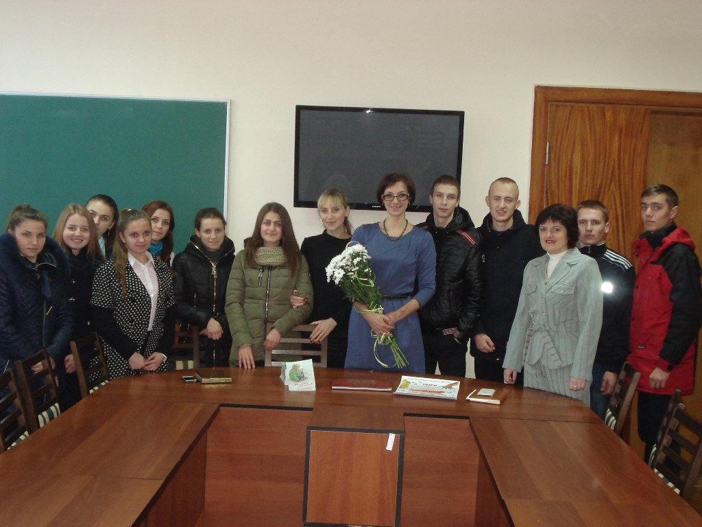 Студенти ФББ зустрілися із письменницею Іриною Мацко