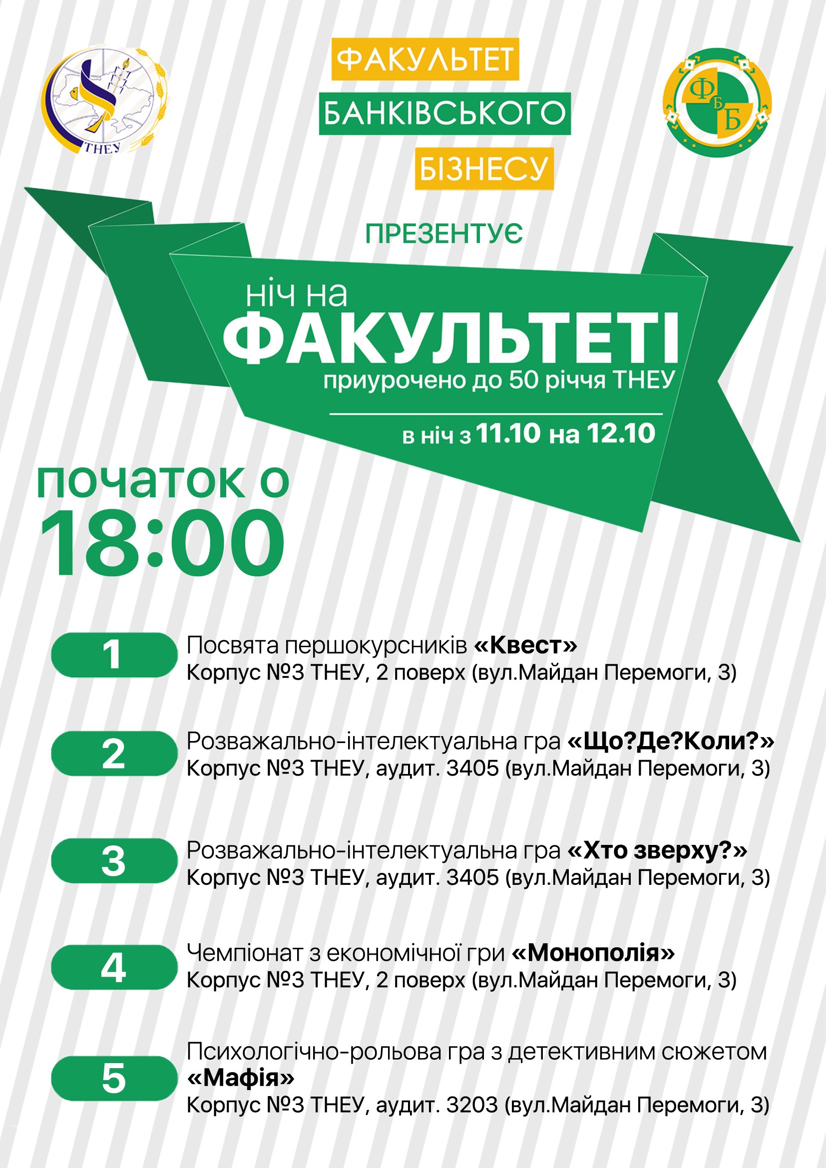 Ніч на факультеті банківського бізнесу