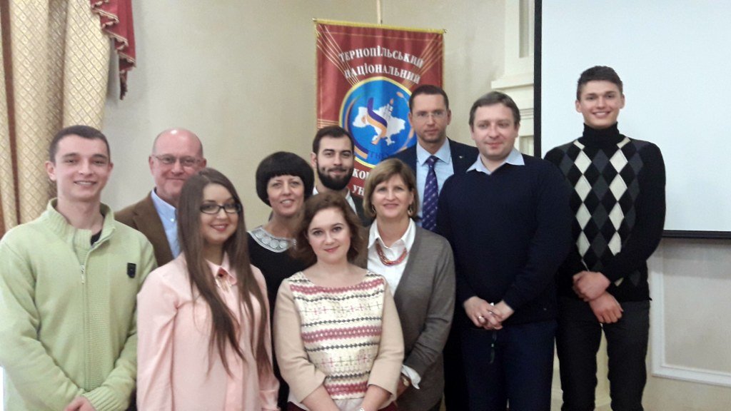Візит до ТНЕУ професорів університету Ферфілд (США) та координаторів проекту SAIUP в Україні
