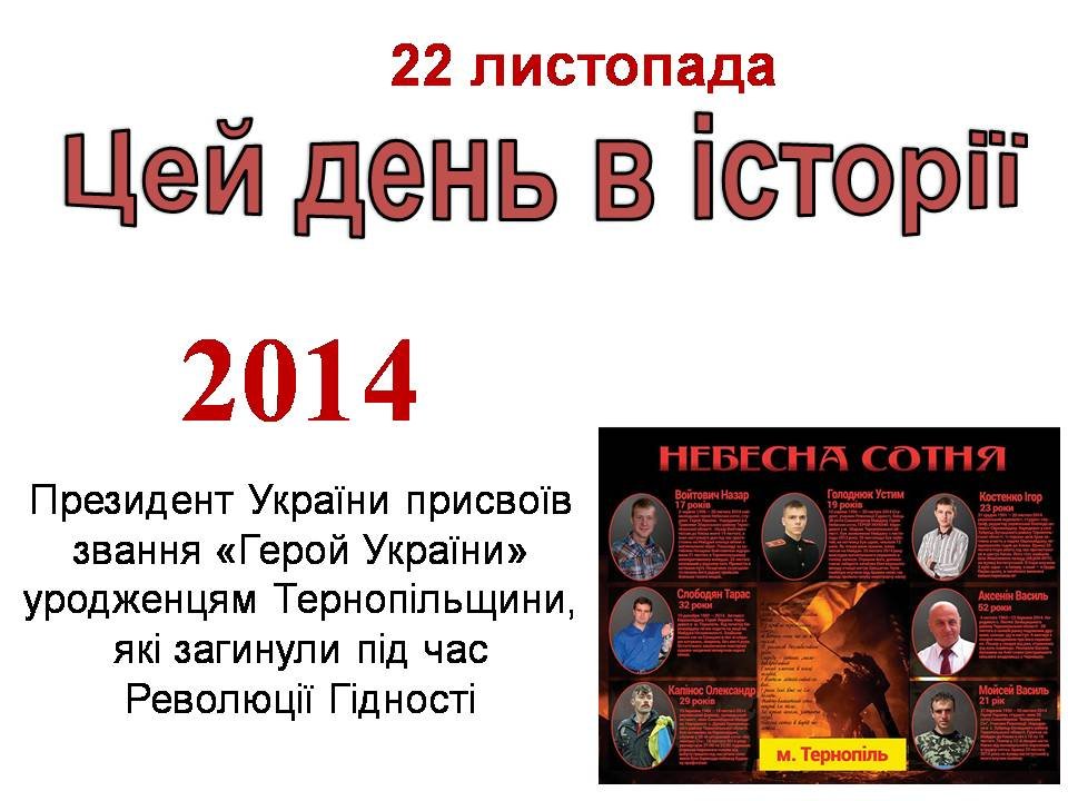 22 листопада