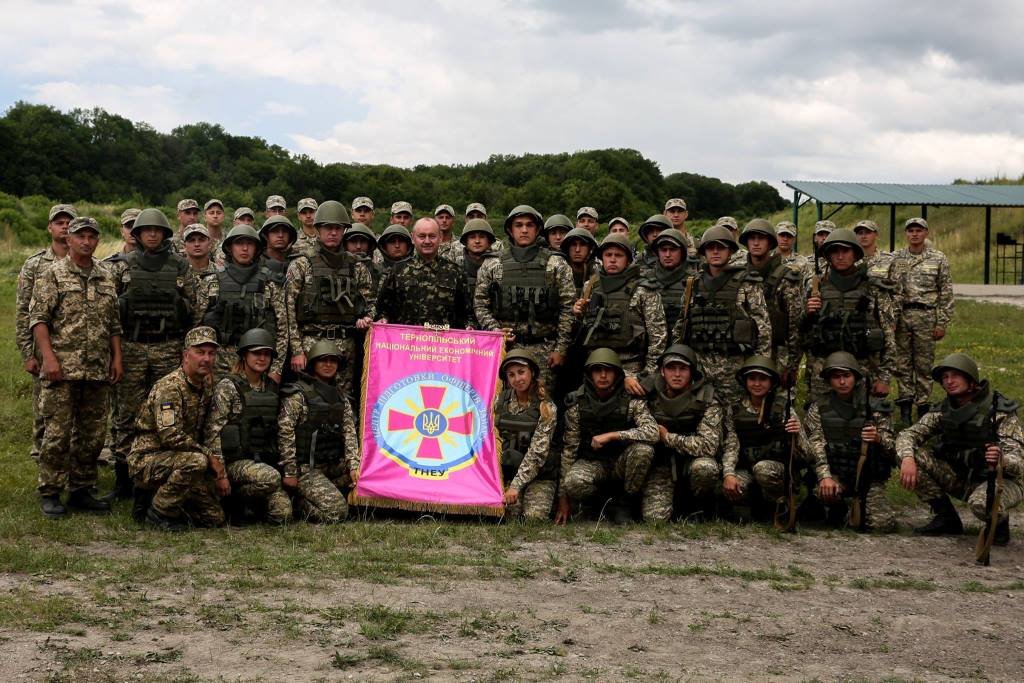 Тривають військово-польові збори ЦПОЗ ТНЕУ