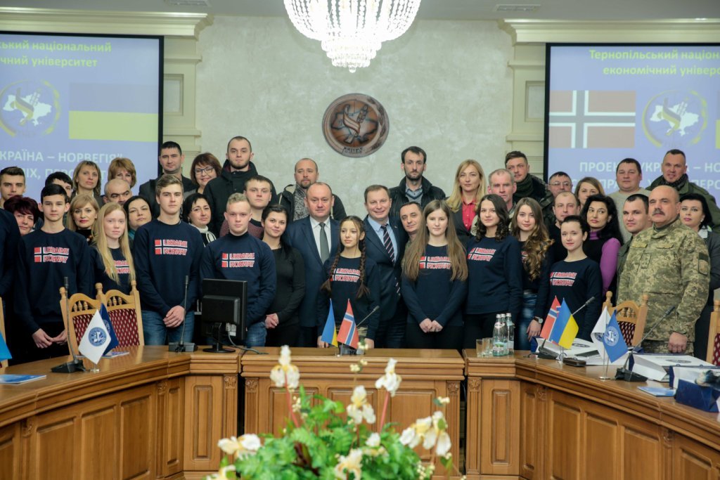 Відкриття весняного семестру проекту «Україна-Норвегія» у ТНЕУ