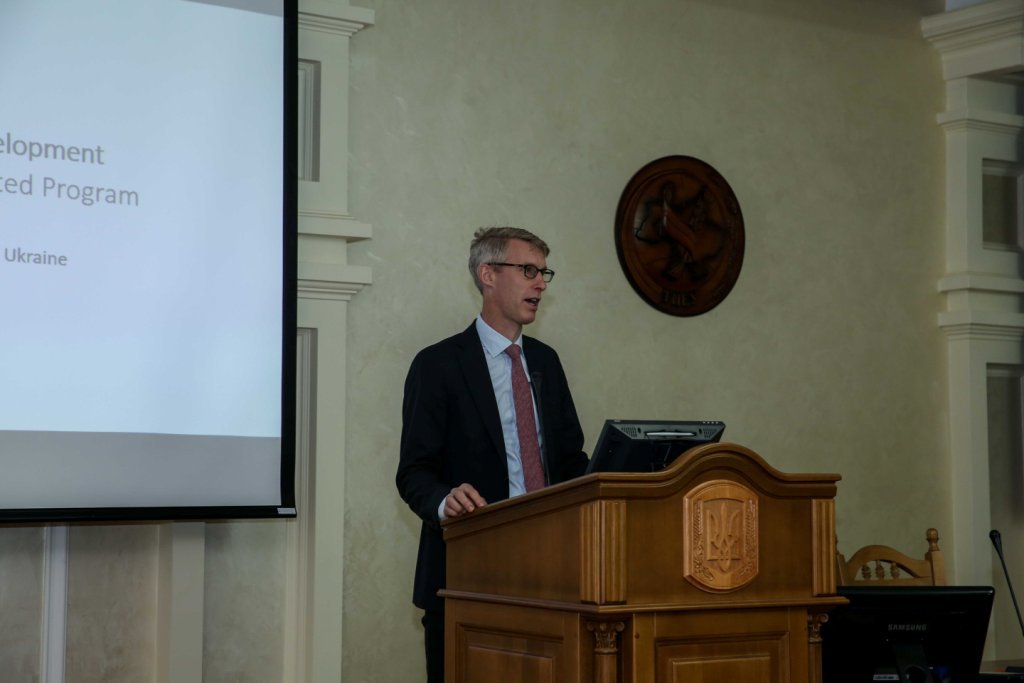 Постійний представник МВФ в Україні Йоста Люнгман прочитав відкриту лекцію у ТНЕУ