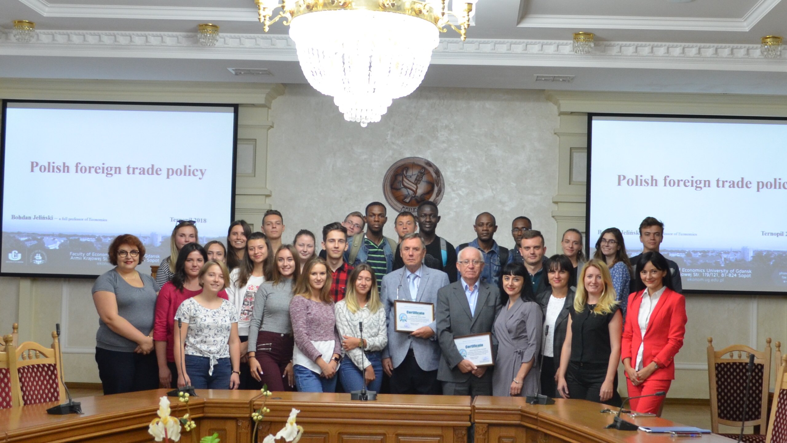 Професор Гданського університету прочитав лекцію для студентів ТНЕУ