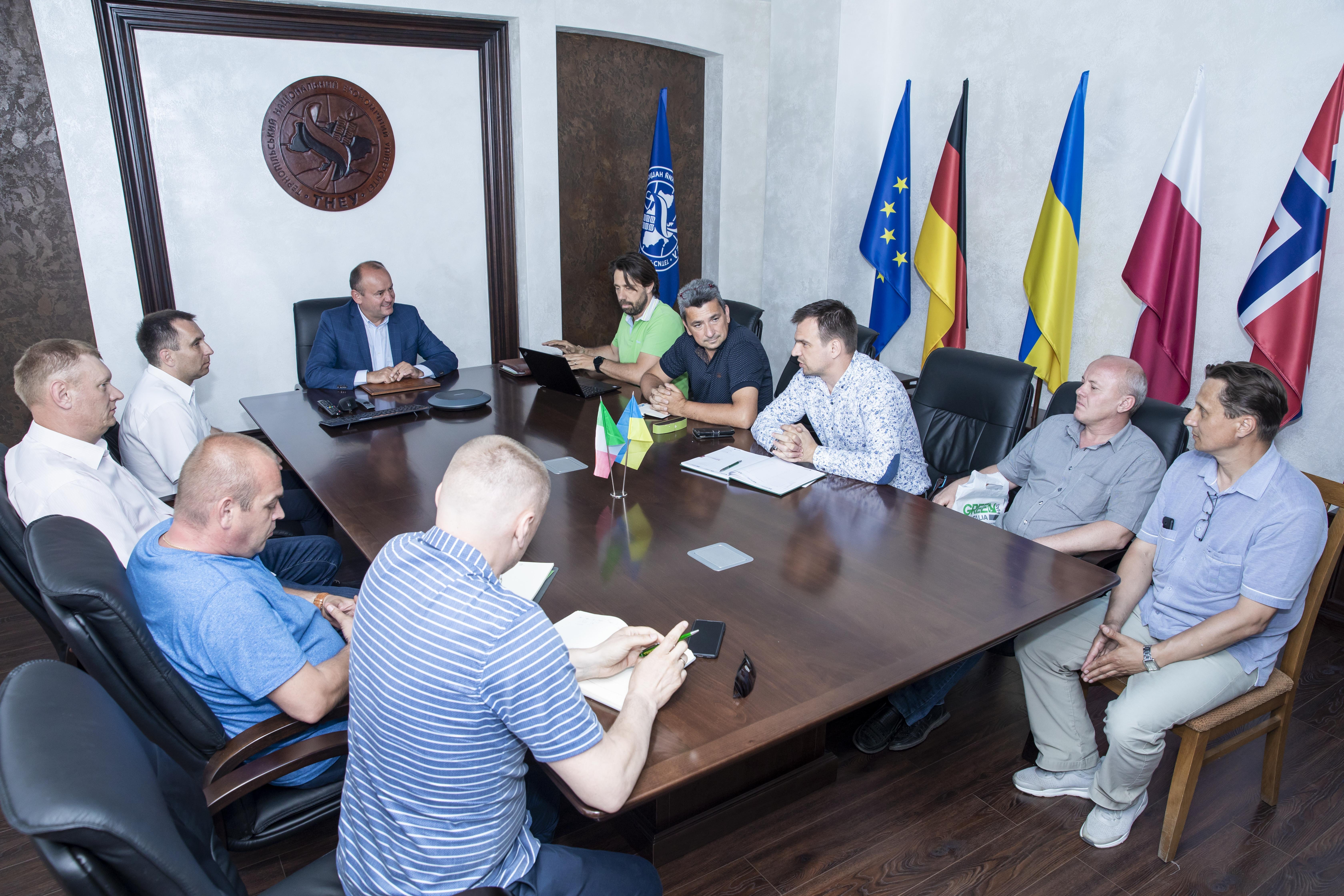 Відбулась зустріч із представниками компанії «ГРІН ХАС ІТАЛІЯ»