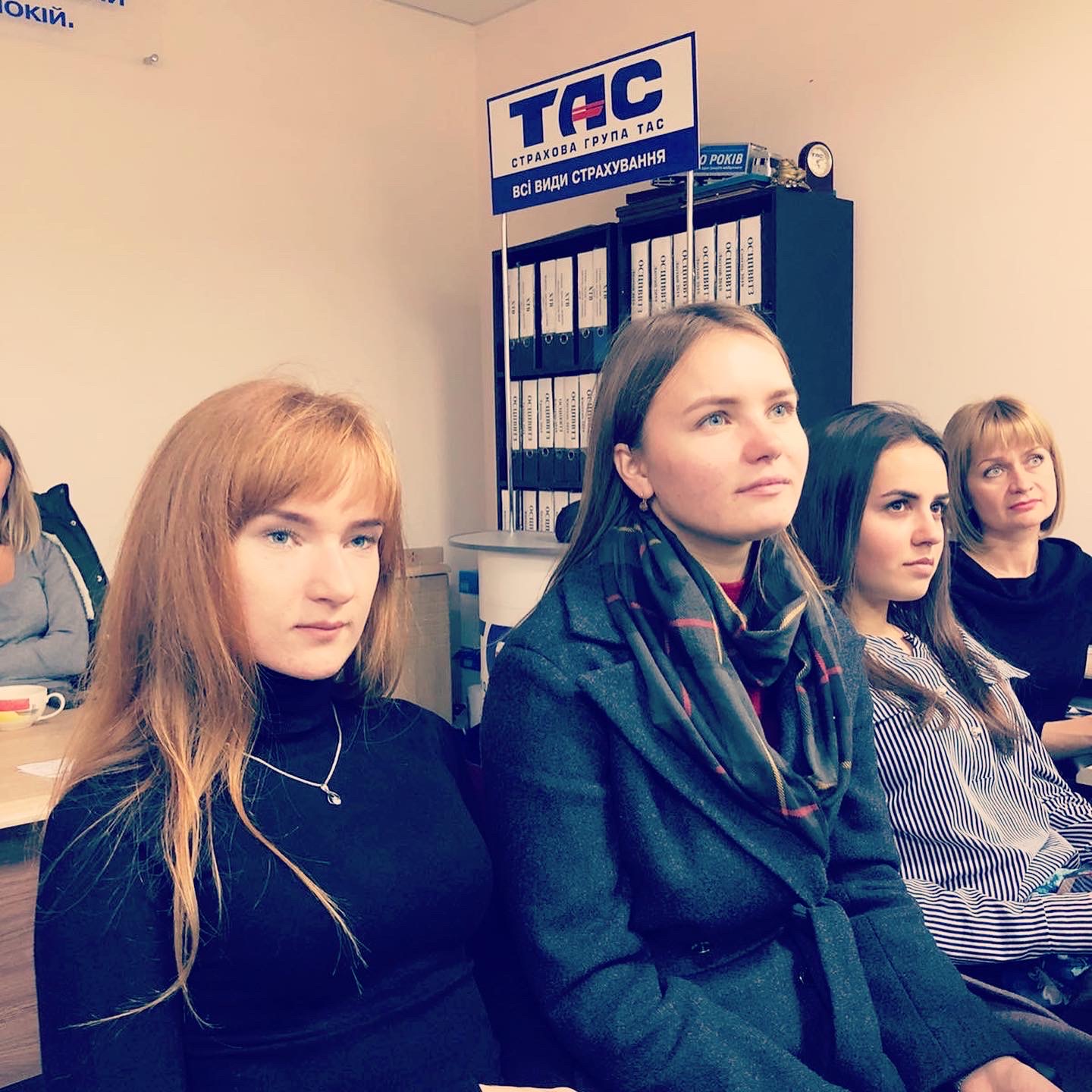 У страховій компанії ТАС для учасників студентської страхової компанії «Fidelity» провели тренінг з питань автотранспортного страхування