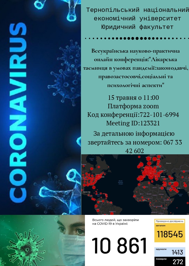 «Лікарська таємниця в умовах пандемії: законодавчі, правозастосовчі, соціальні та психологічні аспекти»