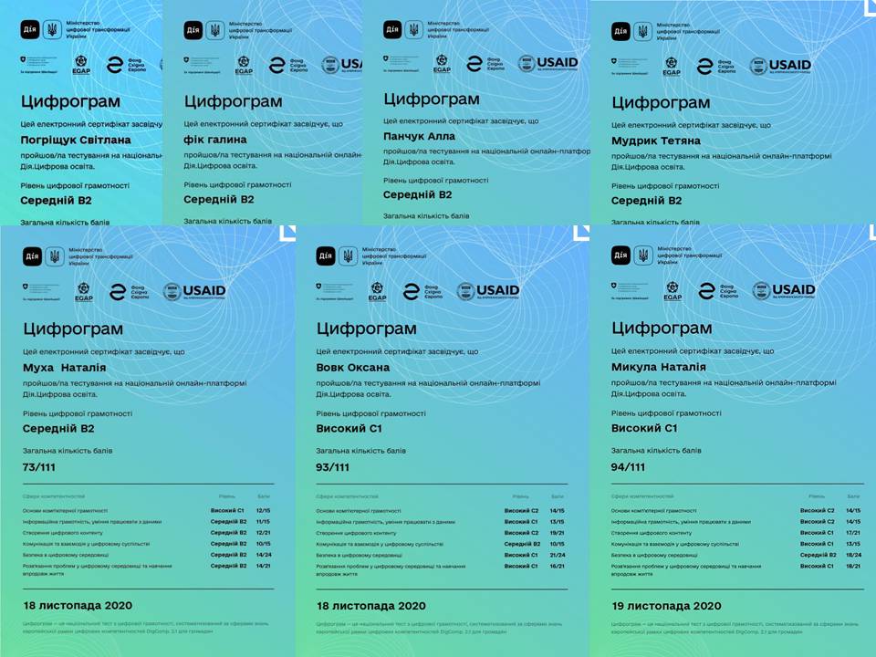 Працівники бібліотеки ім. Л. Каніщенка ЗУНУ долучилися до тесту на цифрову грамотність
