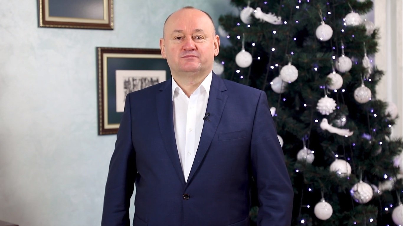 Вітання ректора класичного університету Тернополя із Новим роком!