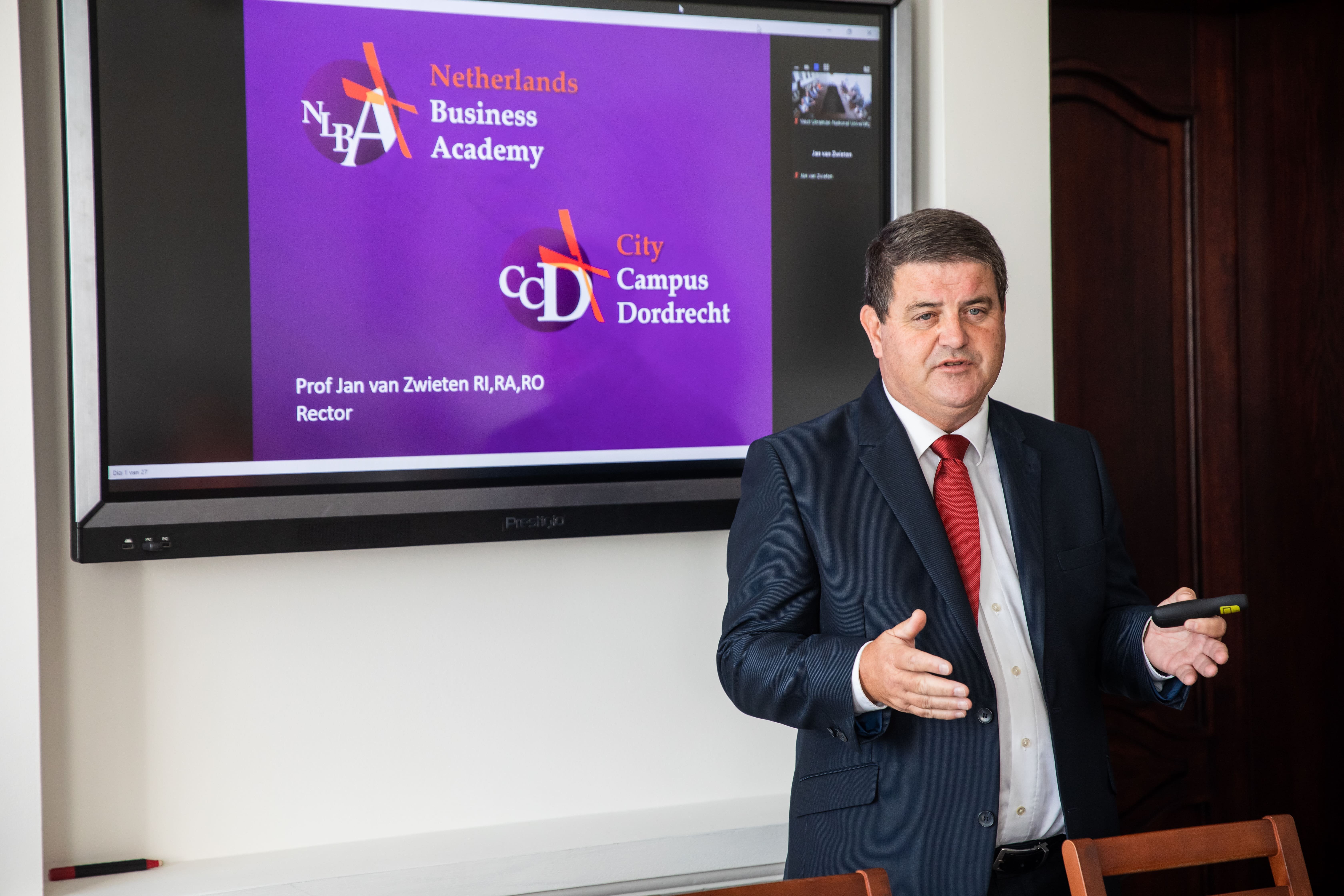 Відкрита лекція ректора Нідерландської бізнес-академії