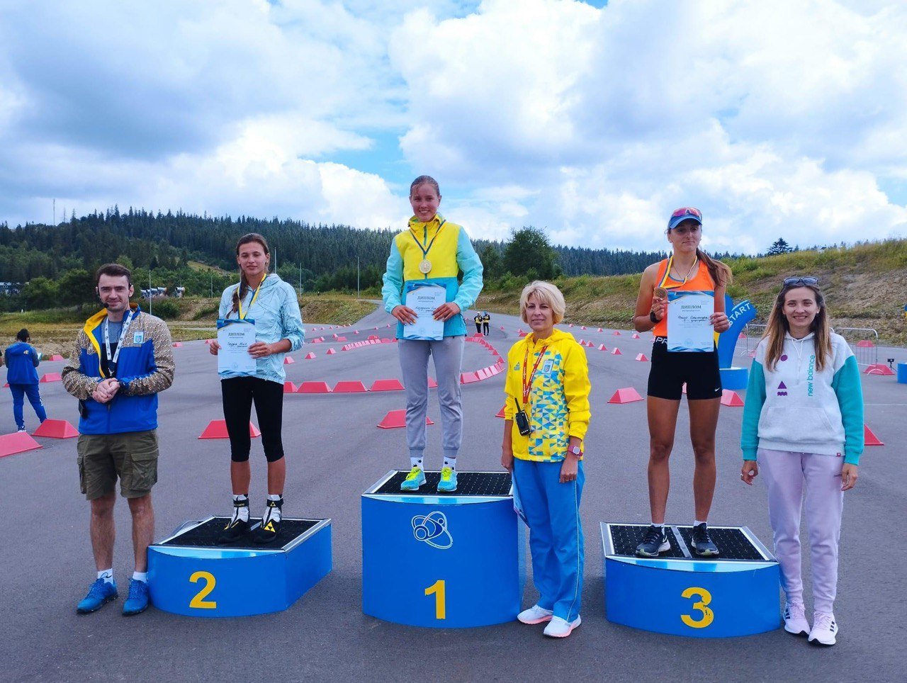 Спортсмени ЗУНУ взяли участь у чемпіонаті України з літнього біатлону