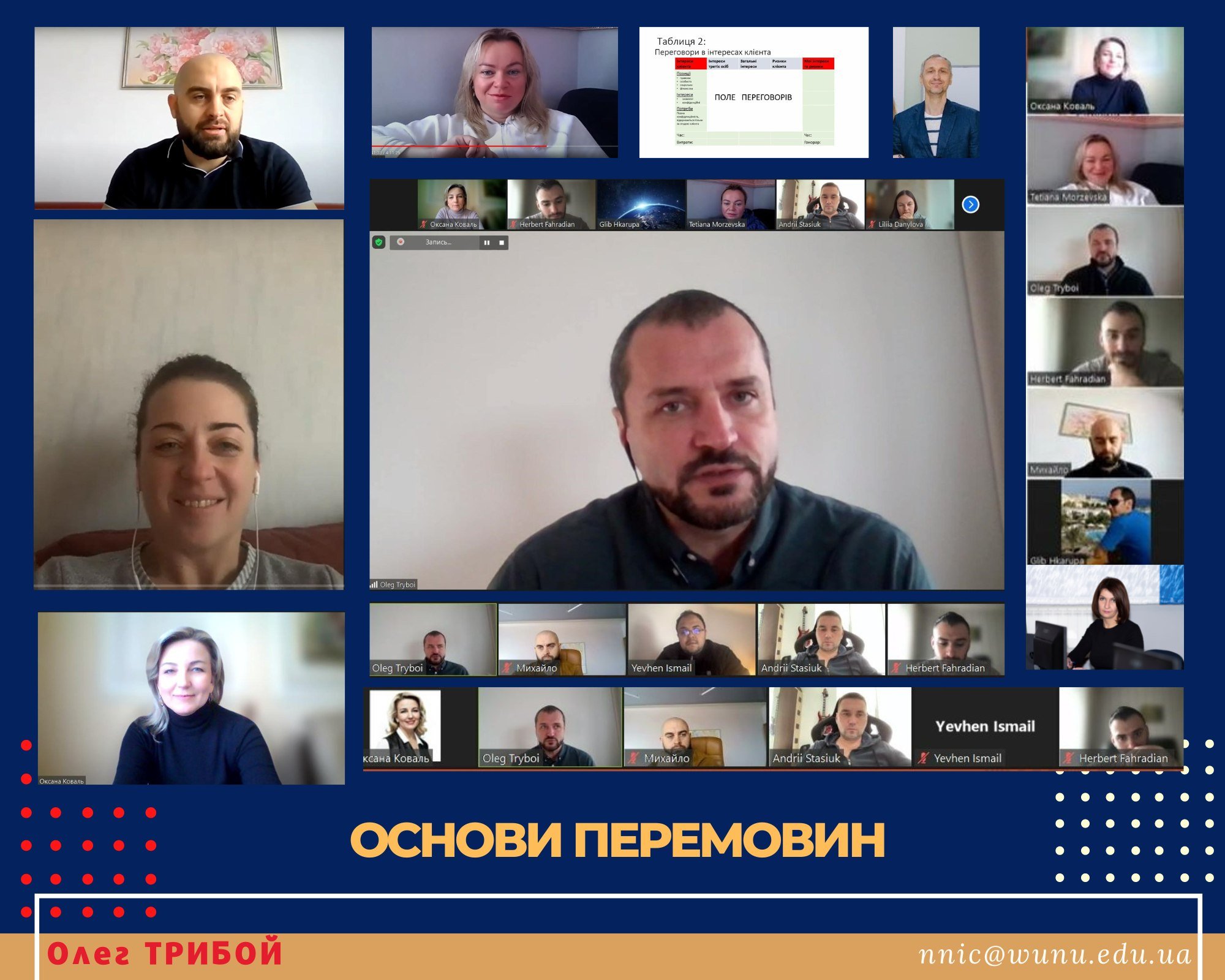 Майбутні перемовники та медіатори переймають професійний досвід у практиків