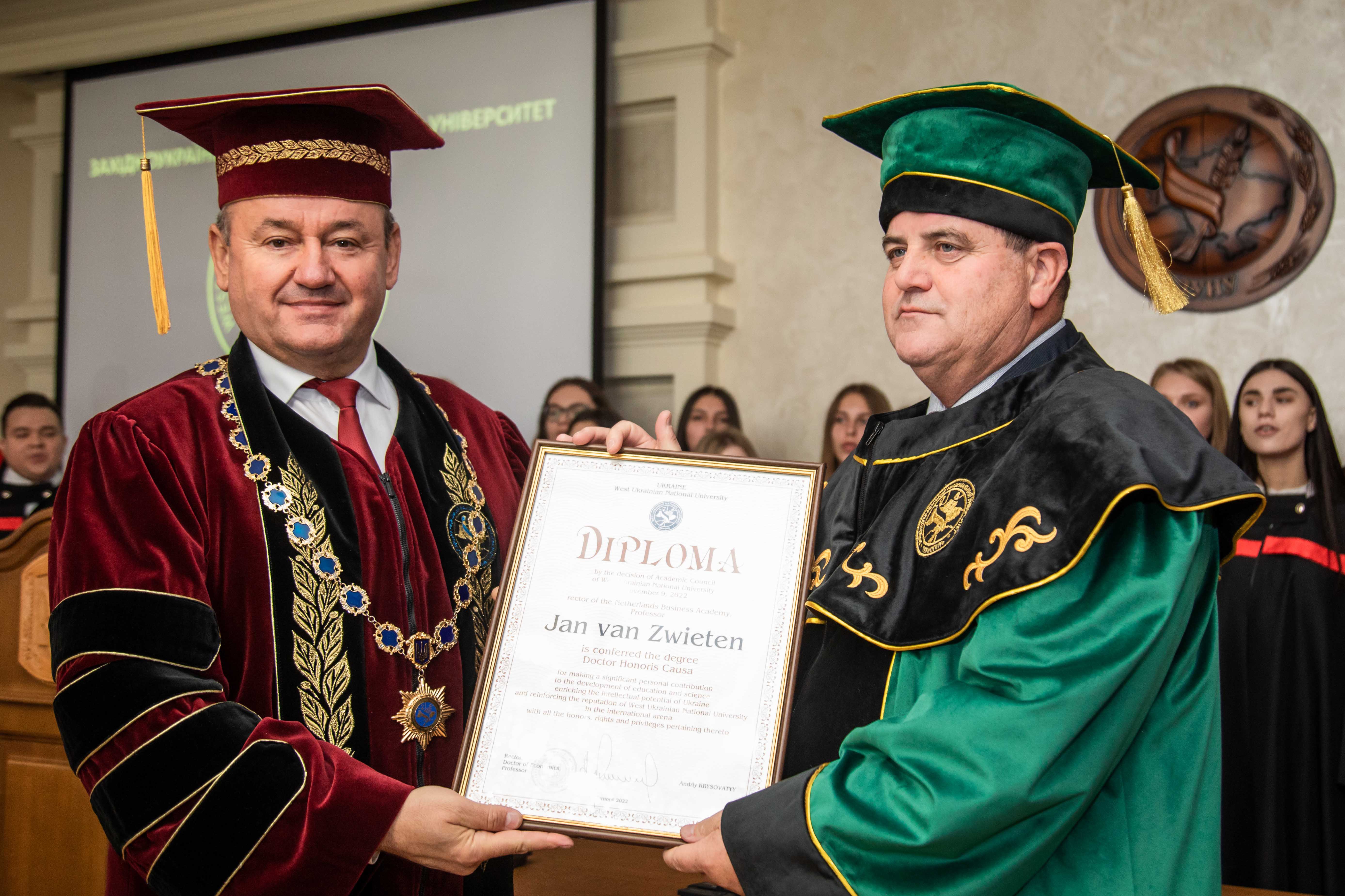 Засідання Вченої ради класичного університету Тернополя