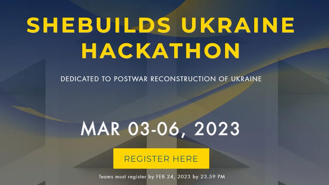 Перший хакатон для українських студенток «SheBuilds Ukraine Hackathon»