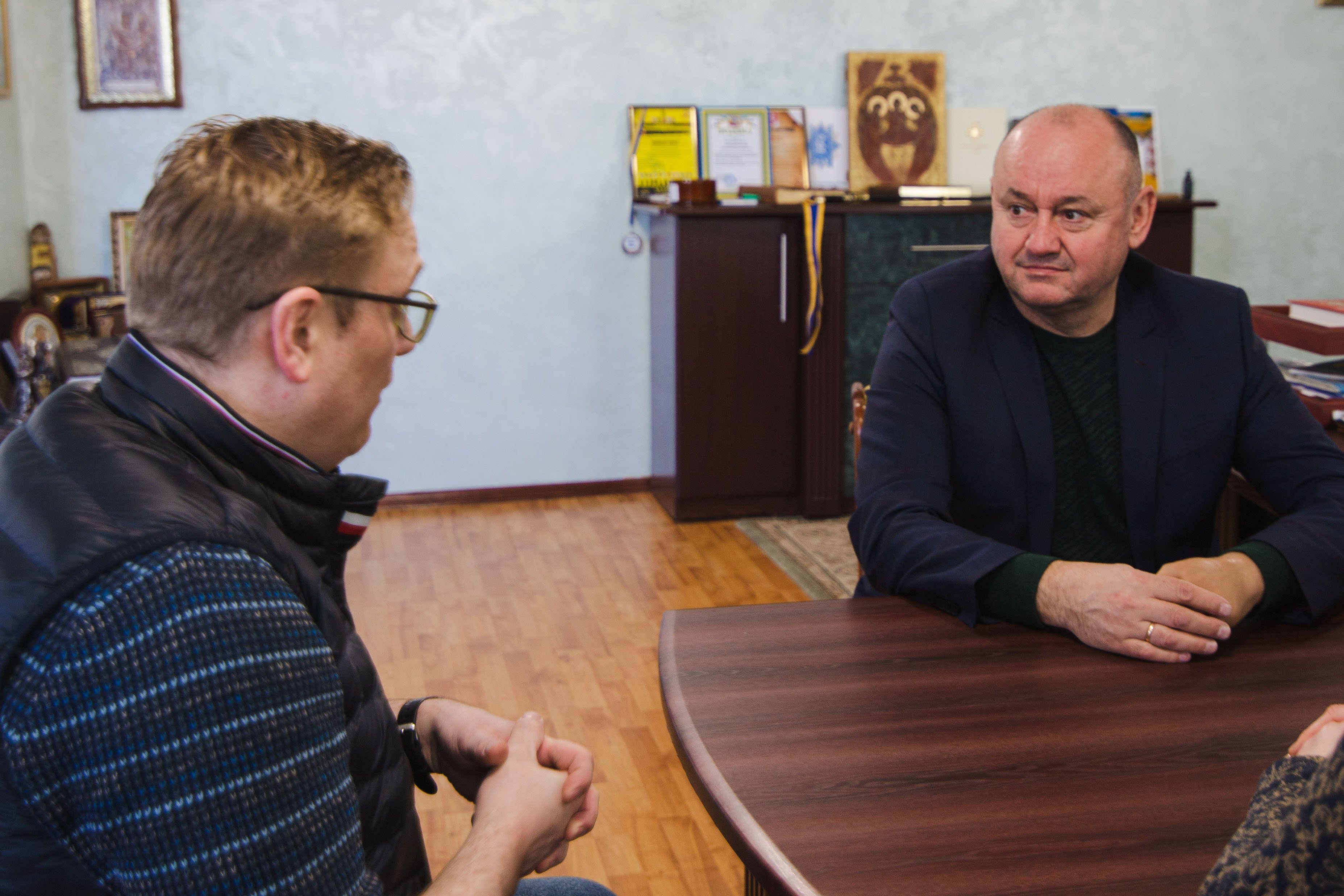 Ректор ЗУНУ Андрій Крисоватий зустрівся з директором мовної школи StartDeutsch Schule Маркусом Пойзером
