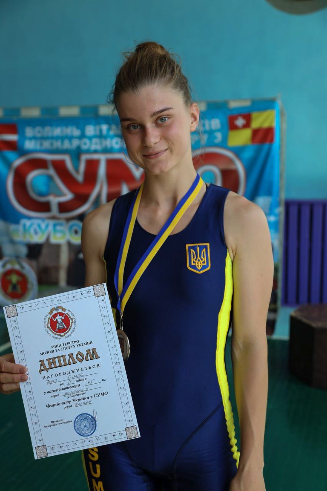 Срібло на Кубку України з боротьби сумо!