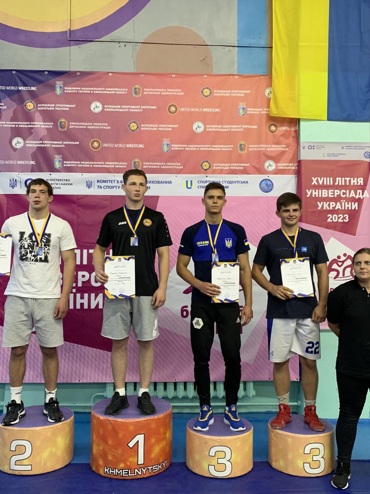 Бронза на XVIII літній Універсіаді України з вільної боротьби