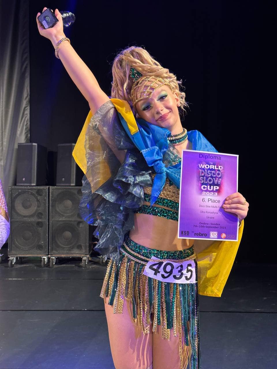 Студентка ФЕУ взяла участь у чемпіонаті Європи з Disco Dance та Кубку світу зі Slow Dance