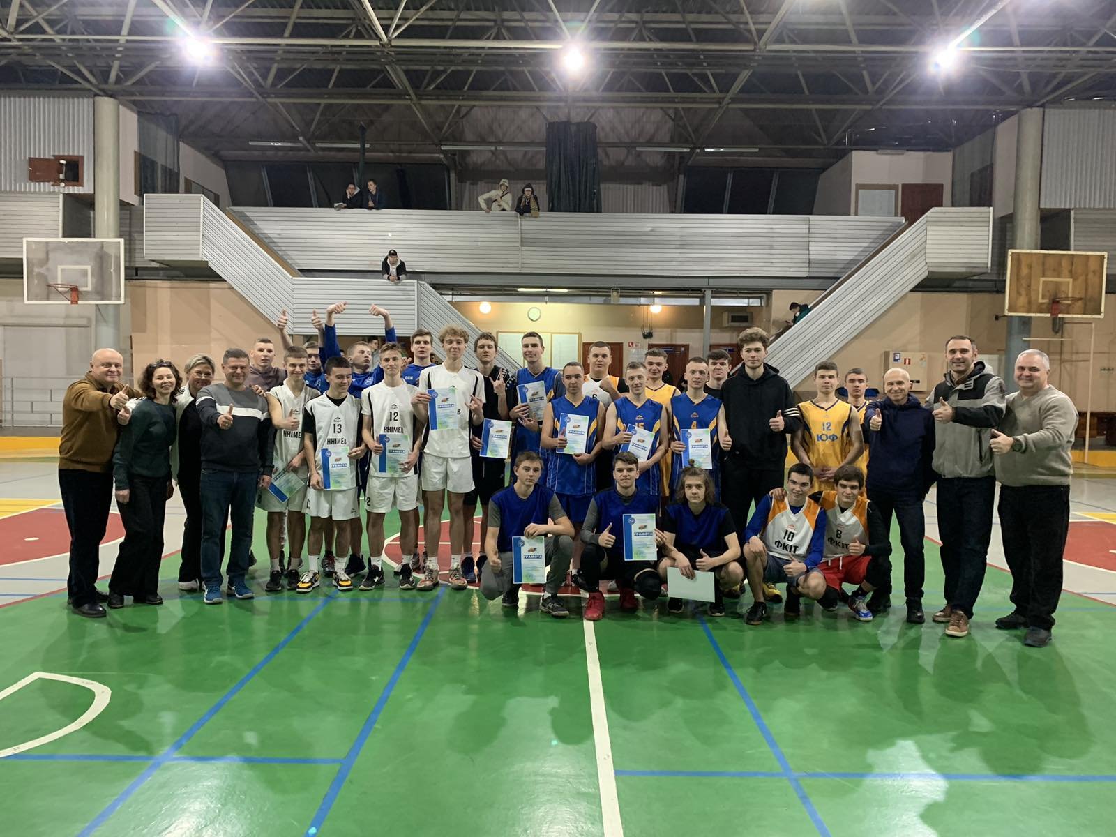 Спартакіада першокурсника з баскетболу серед чоловічих команд