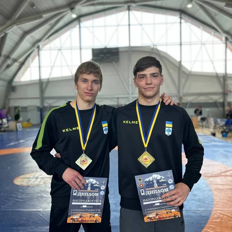 Золото на чемпіонаті України з греко-римської боротьби серед спортсменів до 20 років