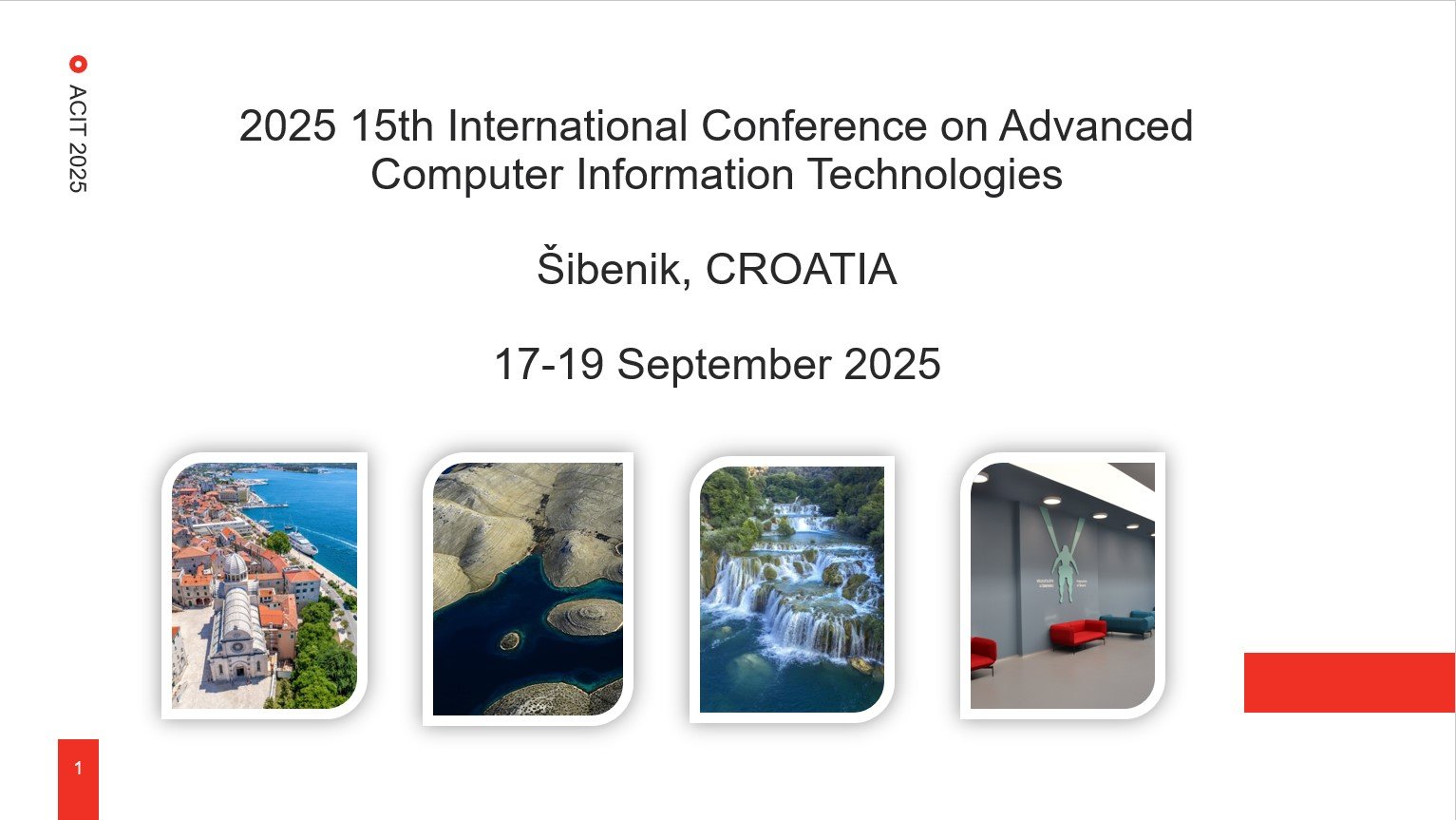 Завершила свою роботу міжнародна конференція 2024 14th International Conference on Advanced Computer Information Technologies (ACIT’2024).