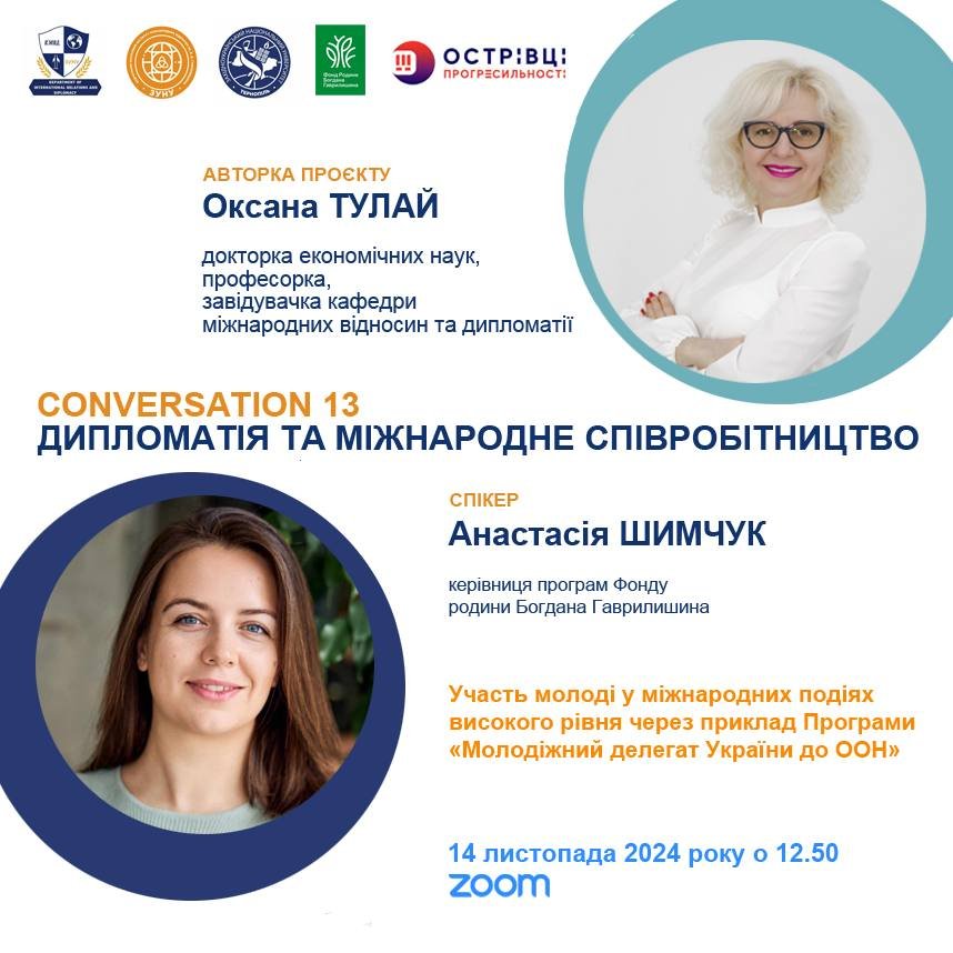 Участь молоді у міжнародних подіях високого рівня через приклад Програми «Молодіжний делегат України до ООН»