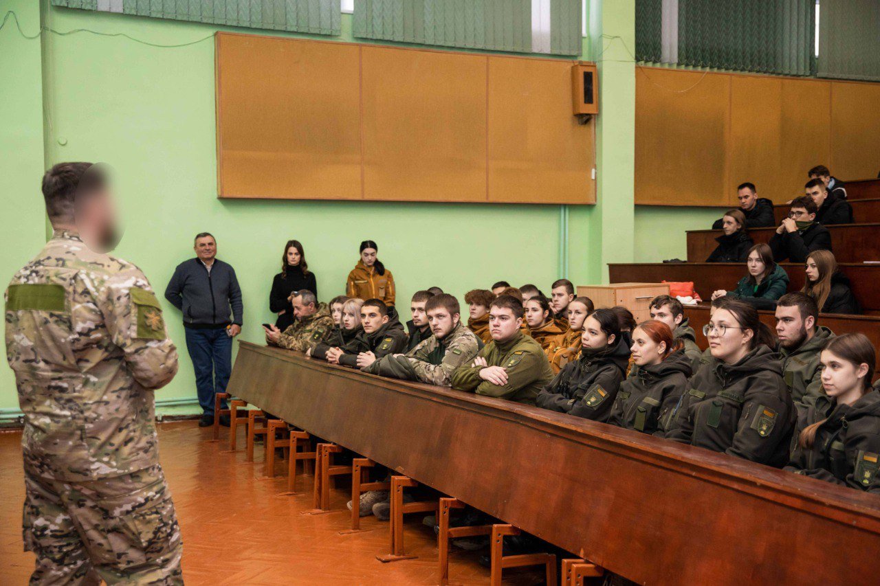 Зустріч студентів із Об’єднаною штурмовою бригадою Національної поліції України «Лють»