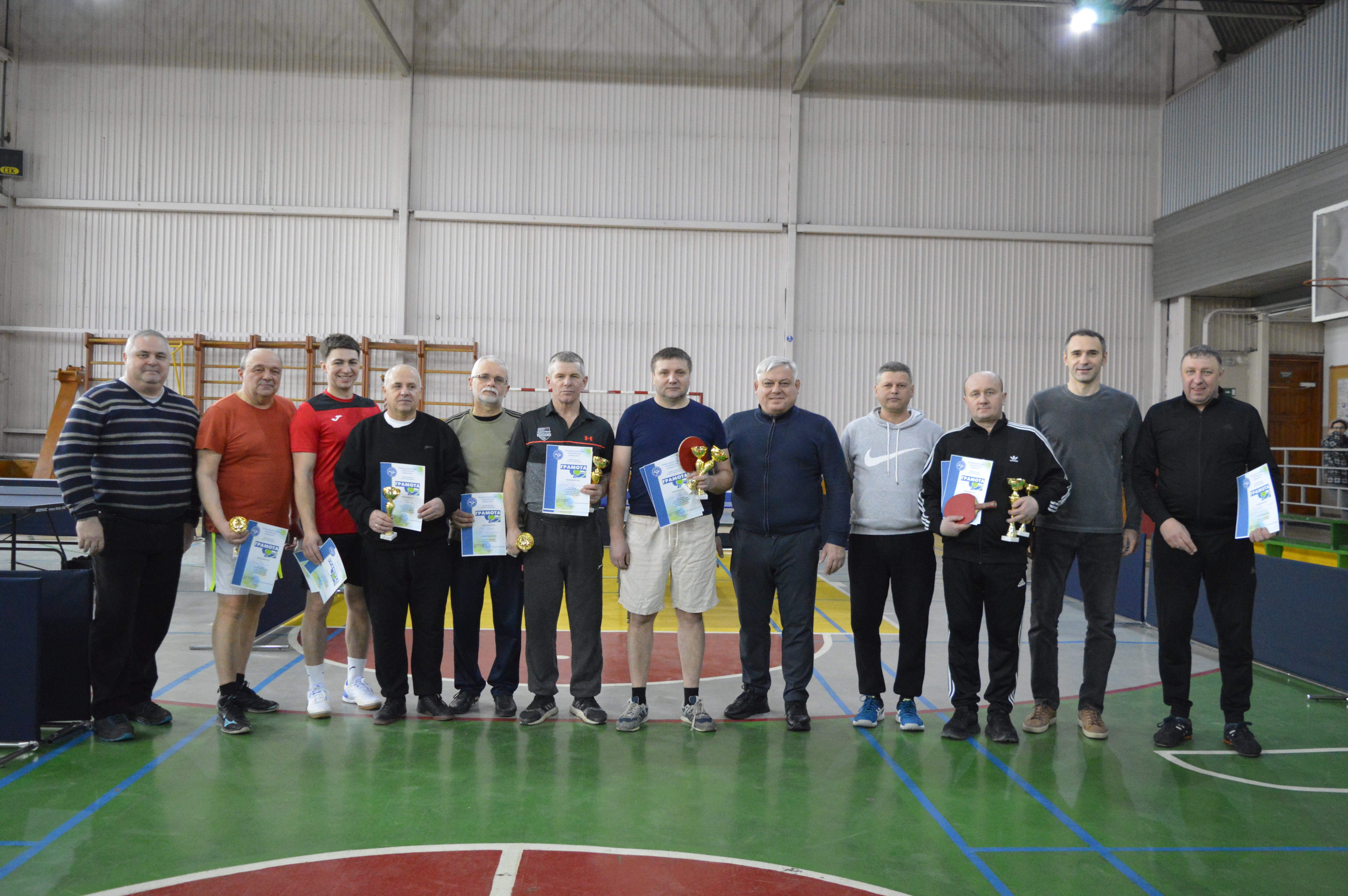 Змагання з настільного тенісу серед працівників ЗУНУ