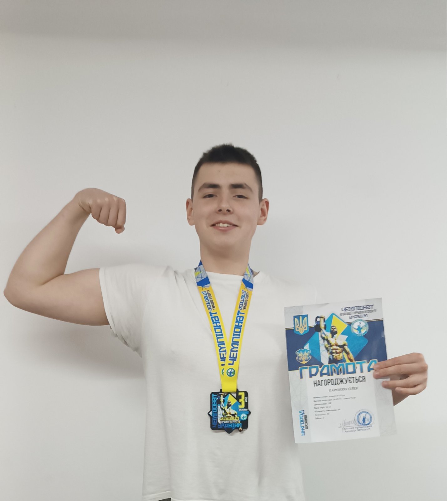Бронза на відкритому Чемпіонаті Асоціації гирьового спорту України
