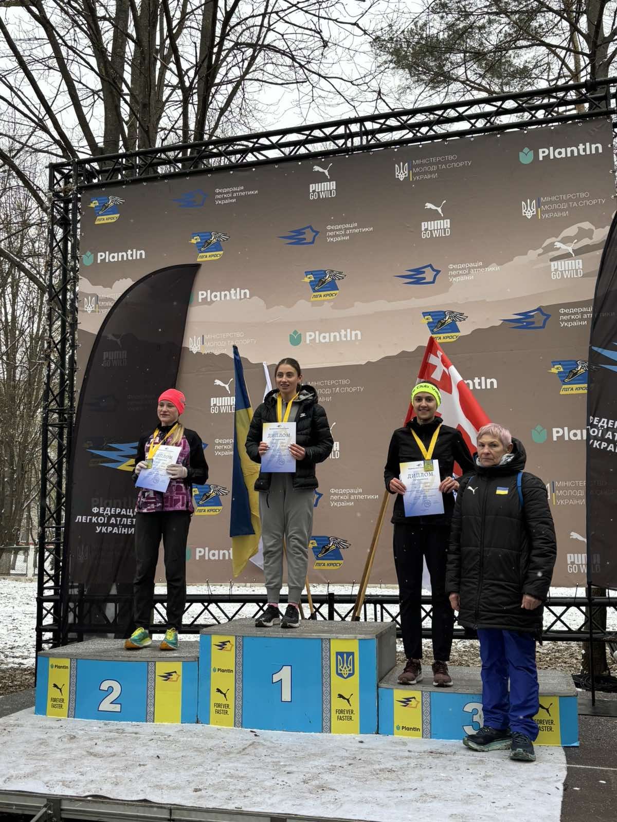 Студентка ЗУНУ - бронзова призерка командного Чемпіонату України з легкої атлетики з кросу серед дорослих, молоді, юніорів та юнаків