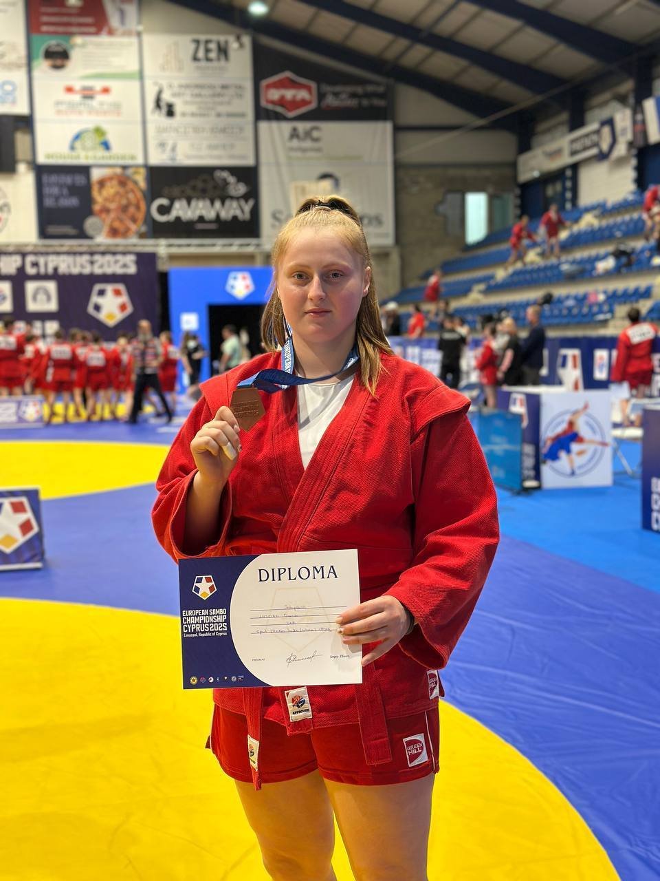 Бронза на Чемпіонаті Європи з боротьби самбо
