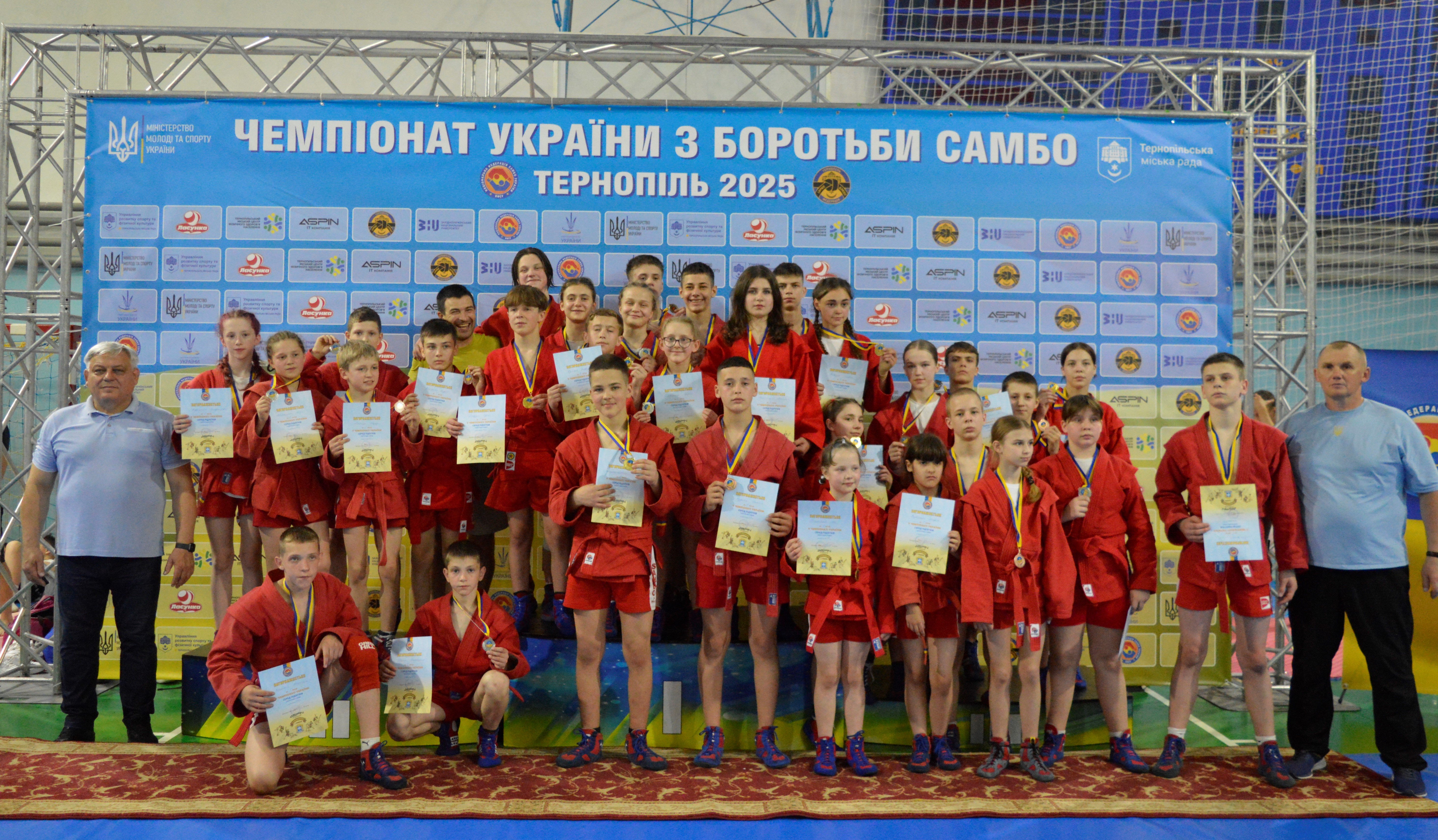 Відкриття Чемпіонату України з боротьби самбо