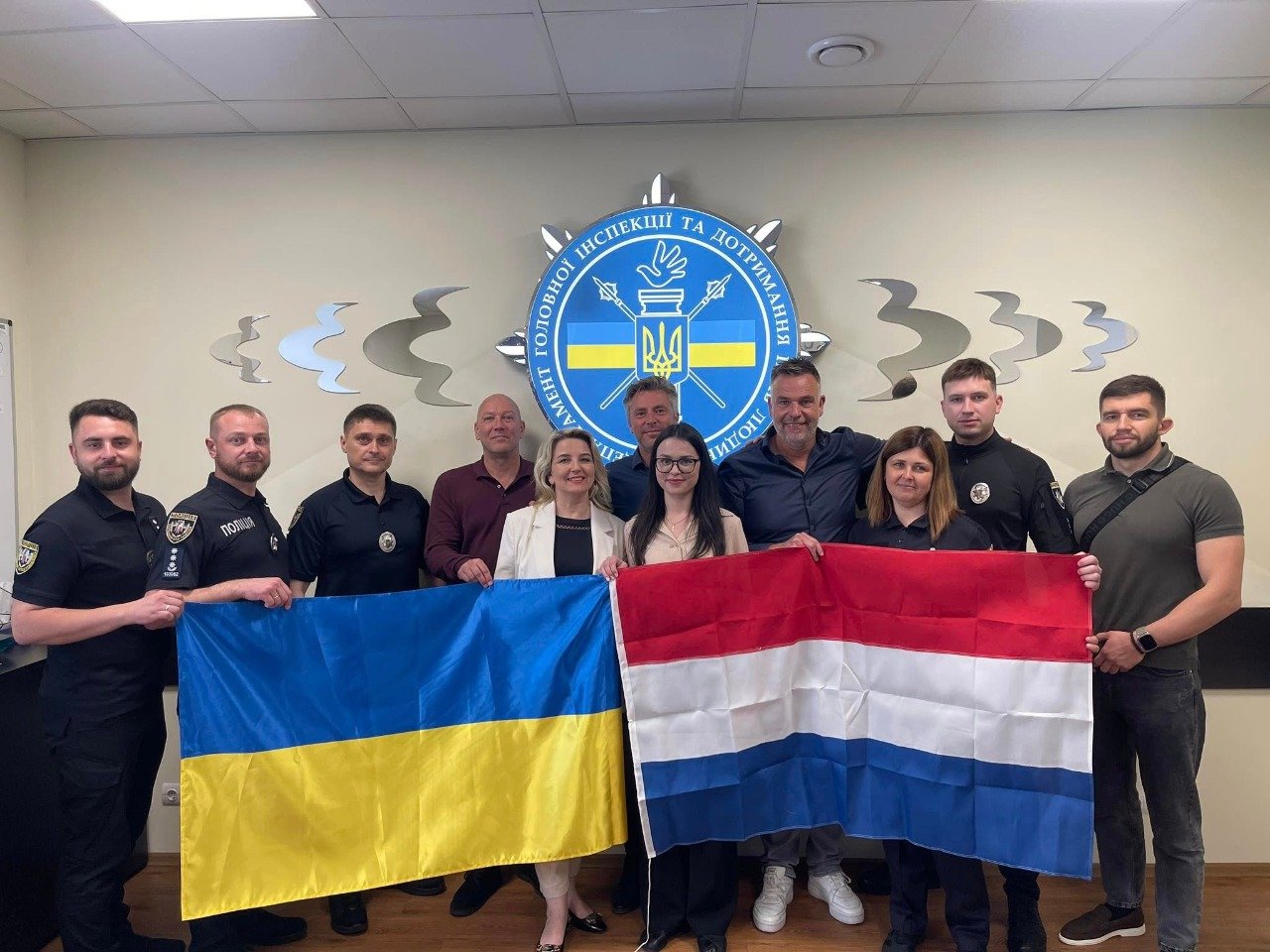 Робочий візит делегації ЗУНУ та нідерландських партнерів до Департаменту головної інспекції та дотримання прав людини Національної поліції України