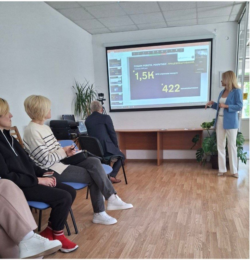 Учасники проєкту TURBO поспілкувалися з фахівцями Тернопільського обласного центру зайнятості