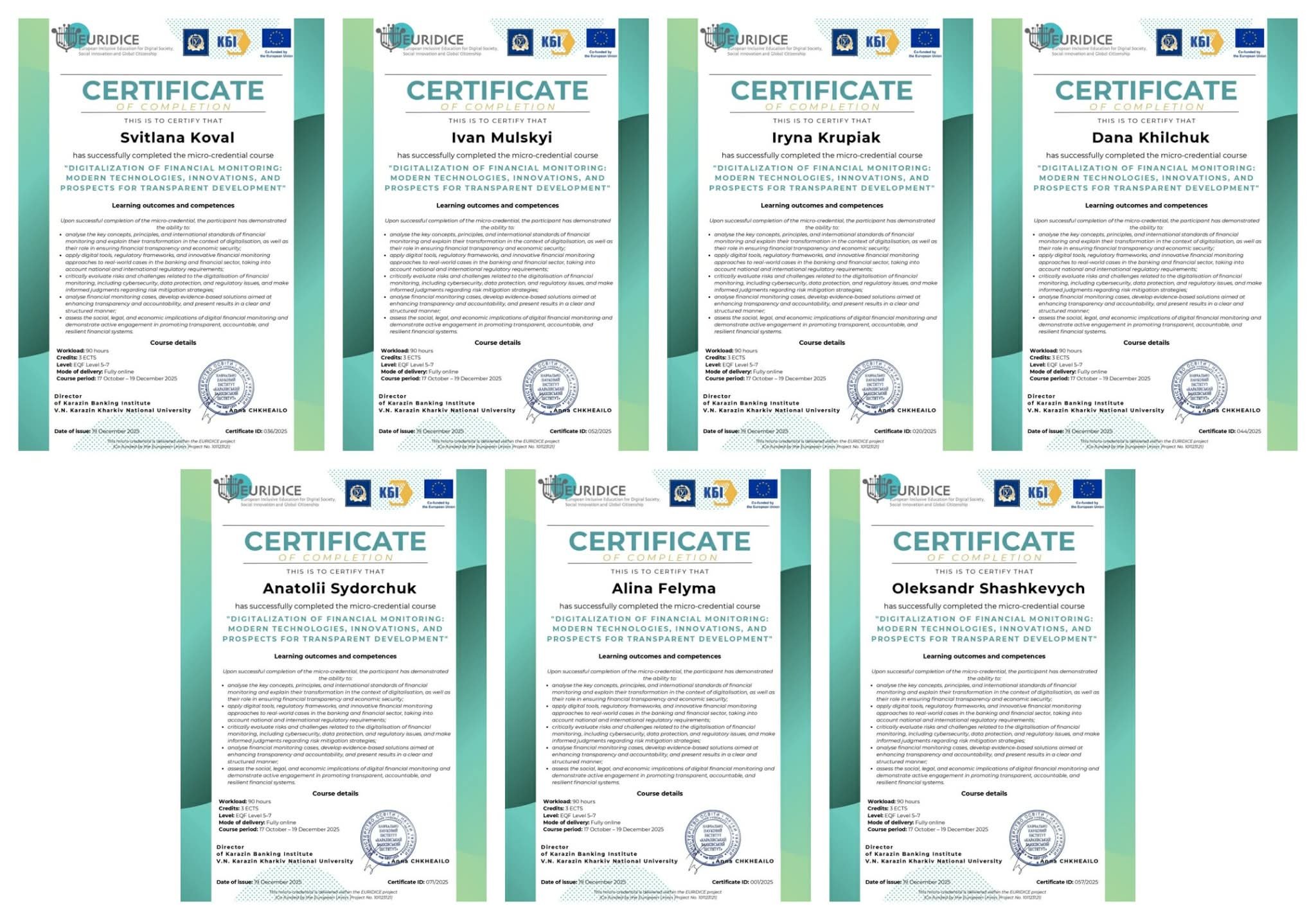 Фінанси майбутнього: стажування викладачів і студентів кафедри фінансів ім. С. І. Юрія