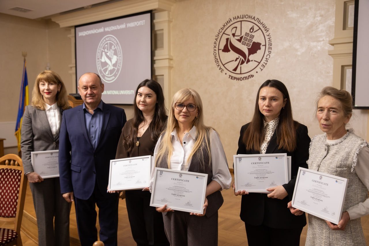 Представники ЗУНУ отримали міжнародні сертифікати з кризового менеджменту в межах проєкту ERASMUS+ TURBO