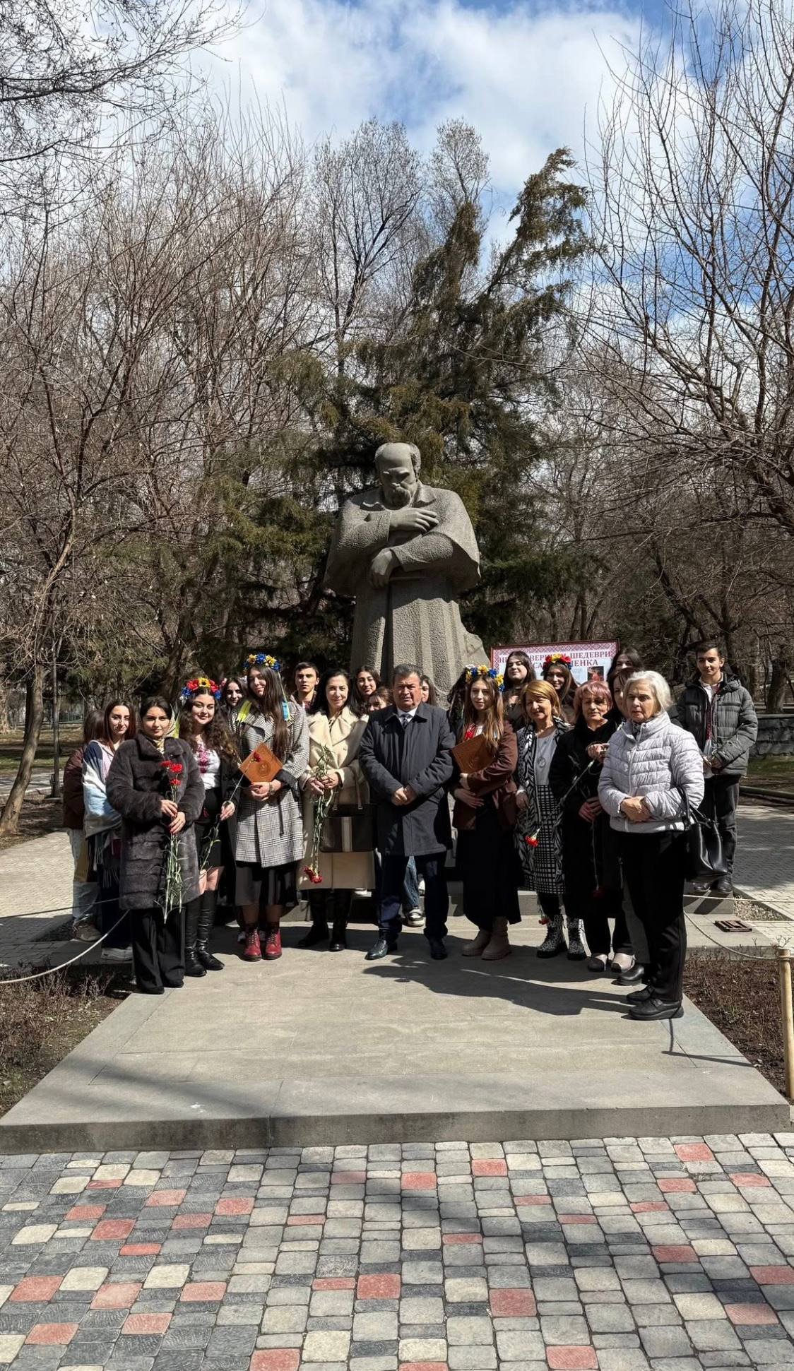 Спільнота Єреванського ННІ ЗУНУ вшанувала пам'ять Т. Г. Шевченка